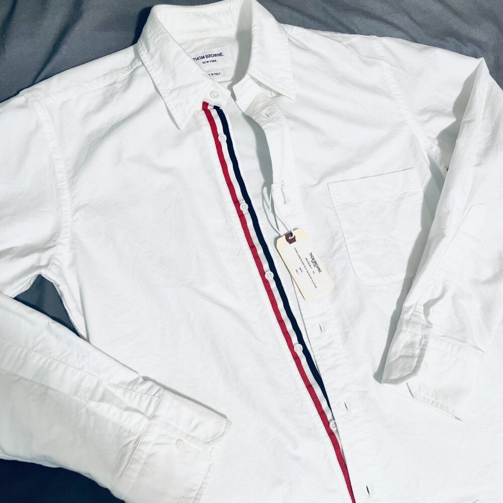 Thom Browne Oxford dress shirt Size 2 white NWT
